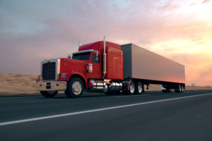 Camion de transporte de contenedores
